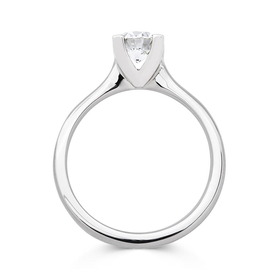 Platinum Diamond Solitaire Engagement Ring 0.70ct Thumbnail Image 1