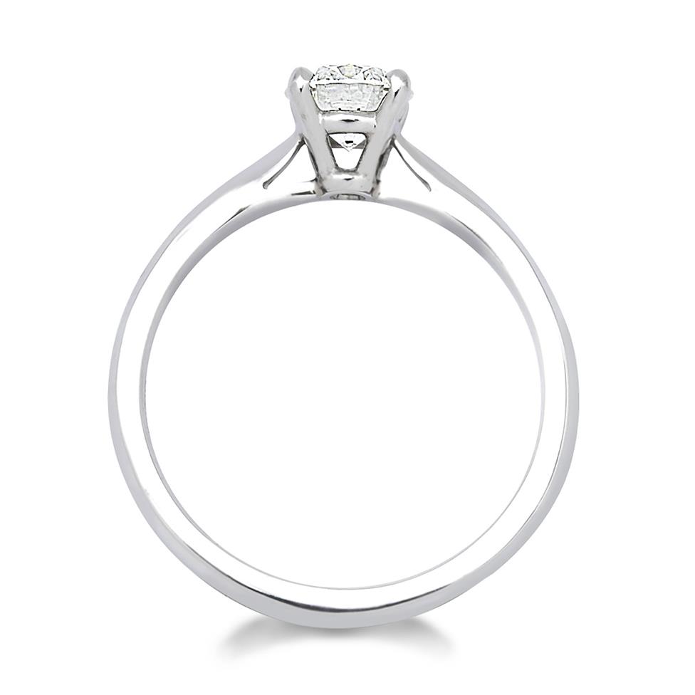 Platinum Classic Design Diamond Solitaire Engagement Ring 0.70ct Thumbnail Image 2