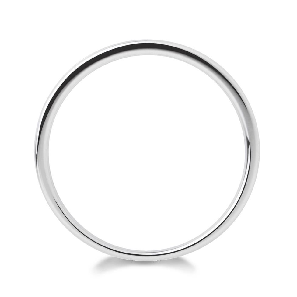 Platinum Diamond Half Eternity Ring 0.10ct Thumbnail Image 1
