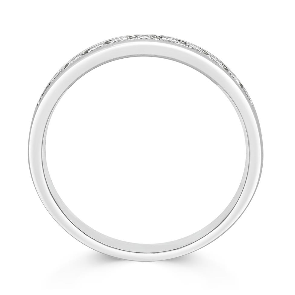 Platinum Diamond Half Eternity Ring 0.25ct Thumbnail Image 1