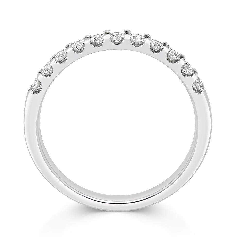 Platinum Diamond Half Eternity Ring 0.33ct Thumbnail Image 1