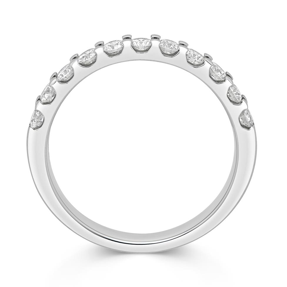 Platinum Diamond Half Eternity Ring 0.50ct Thumbnail Image 1