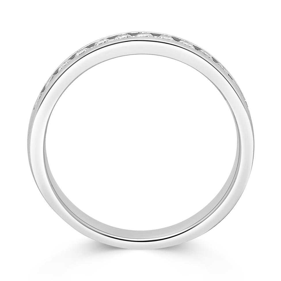 Platinum Diamond Half Eternity Ring 0.25ct Thumbnail Image 2