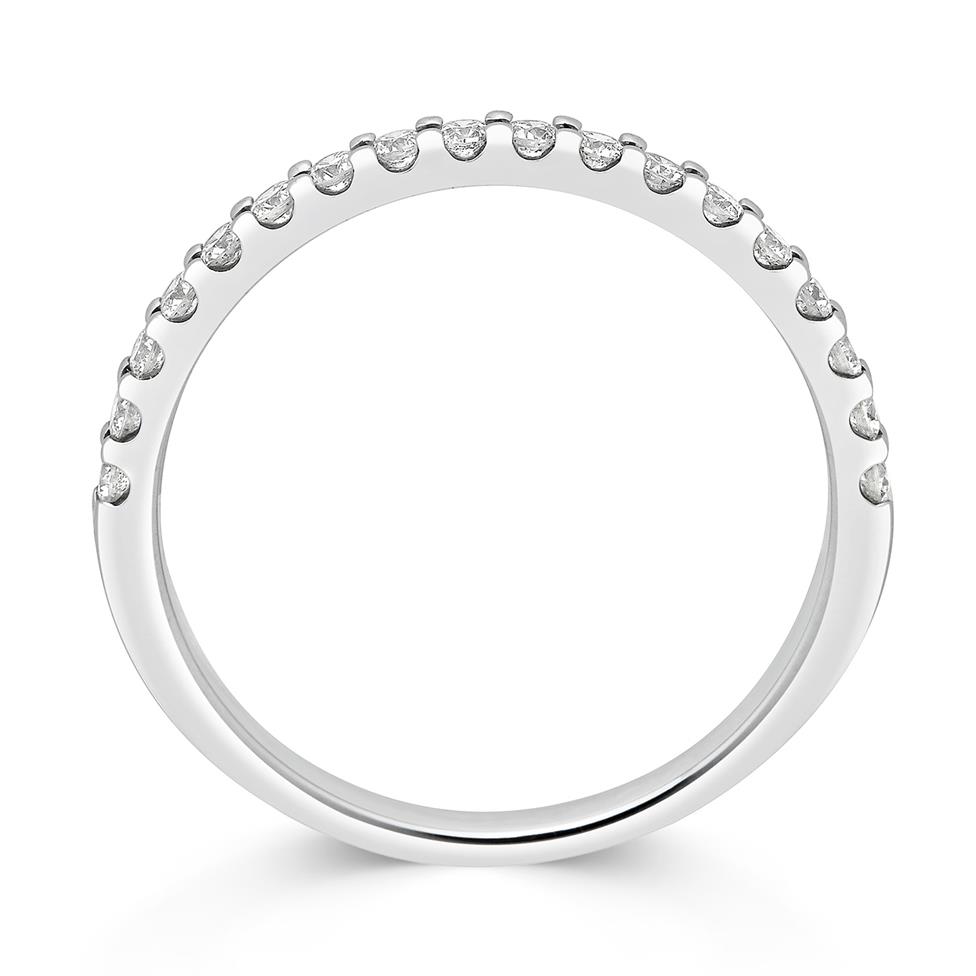 Platinum Diamond Half Eternity Ring 0.25ct Thumbnail Image 2