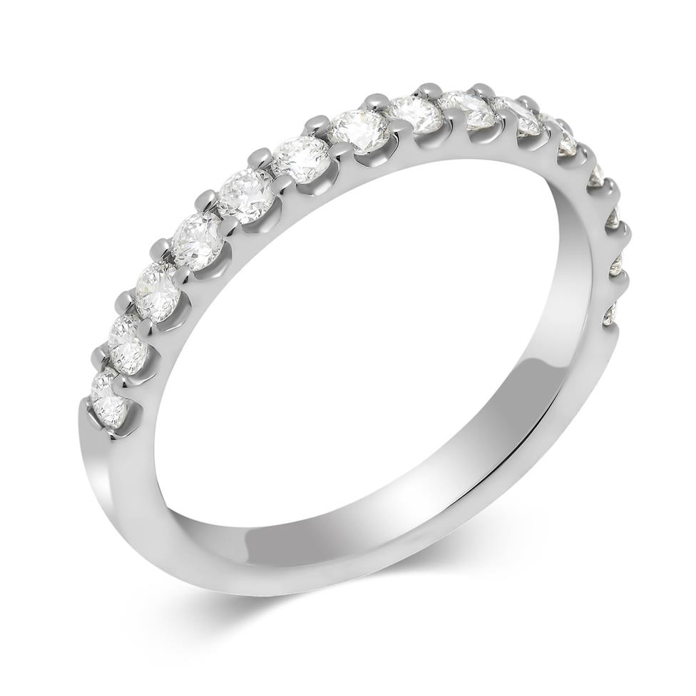 Platinum Diamond Half Eternity Ring 0.50ct Thumbnail Image 0