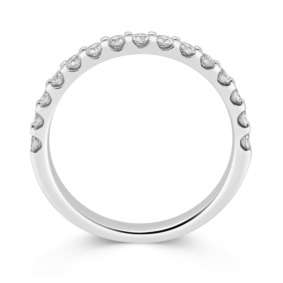 Platinum Diamond Half Eternity Ring 0.50ct Thumbnail Image 1