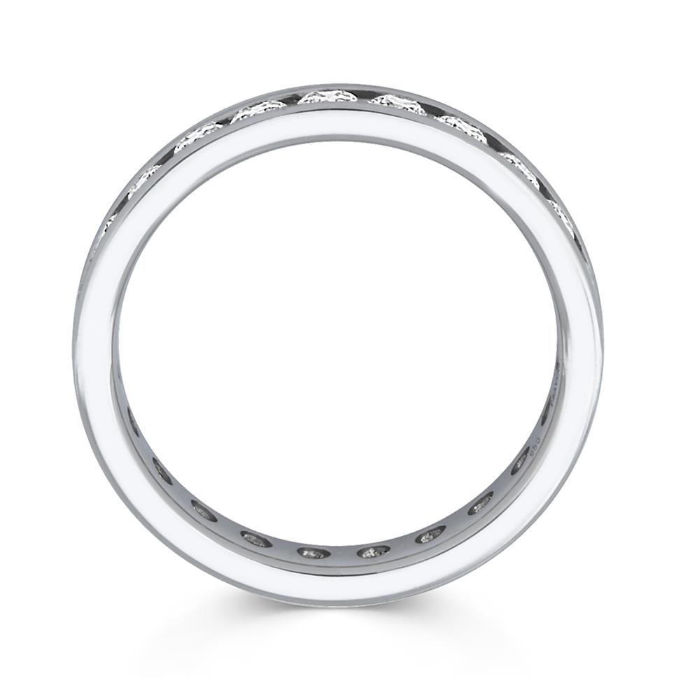 Platinum Diamond Full Eternity Ring 1.00ct Thumbnail Image 1
