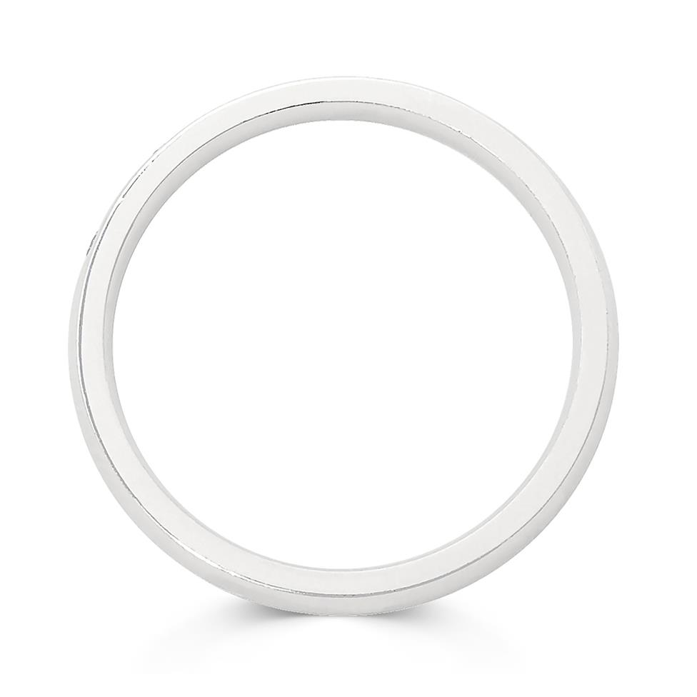 Platinum Diamond Set Wedding Ring 0.15ct Thumbnail Image 1