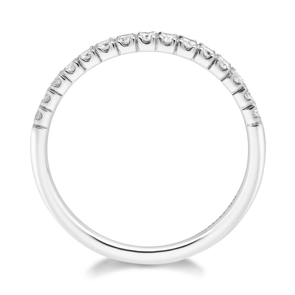 18ct White Gold Diamond Half Eternity Ring 0.25ct Thumbnail Image 2