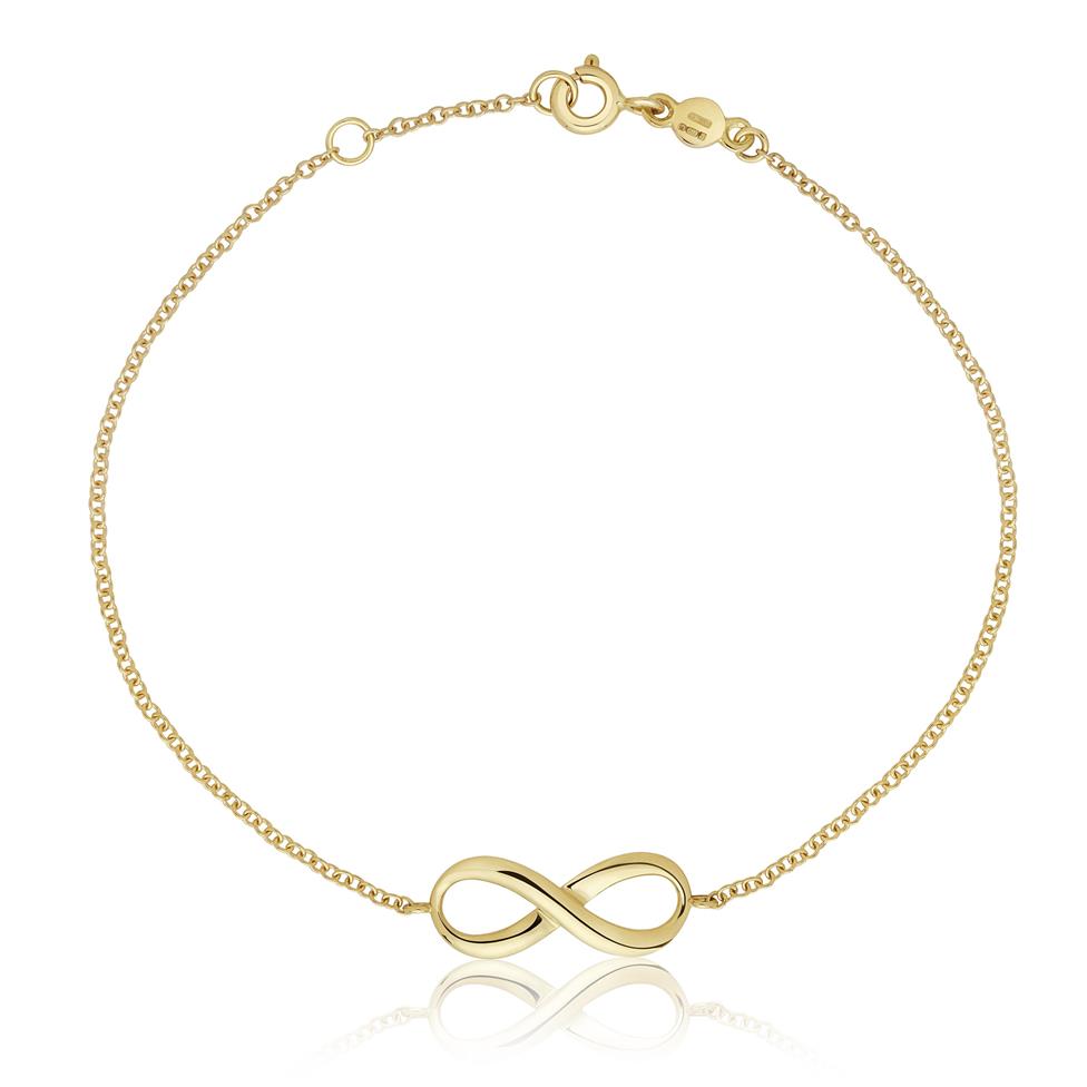 Infinity 18ct Yellow Gold Bracelet Thumbnail Image 0