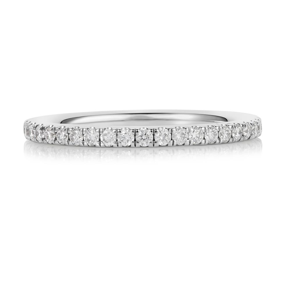 Platinum Diamond Half Eternity Ring 0.27ct Thumbnail Image 1