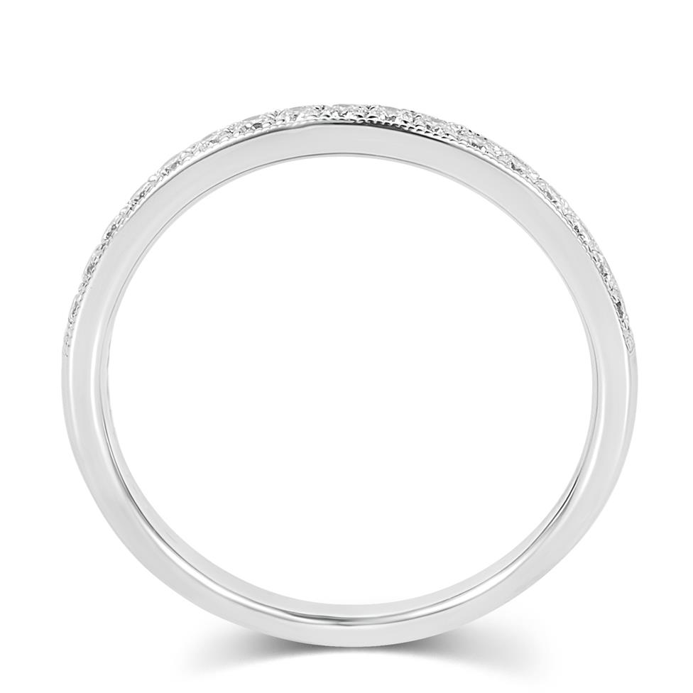 Platinum Diamond Half Eternity Ring 0.20ct Thumbnail Image 2