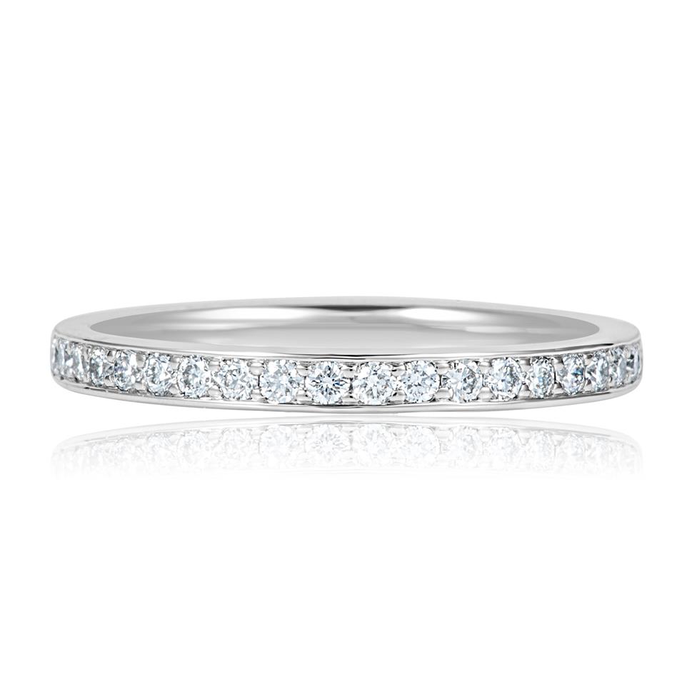 Platinum Diamond Half Eternity Ring 0.27ct Thumbnail Image 1