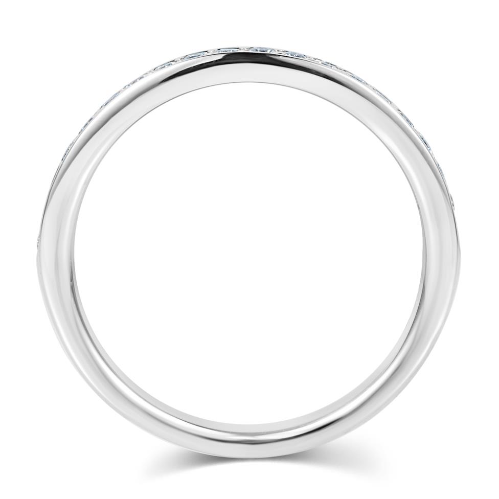 Platinum Diamond Half Eternity Ring 0.27ct Thumbnail Image 2