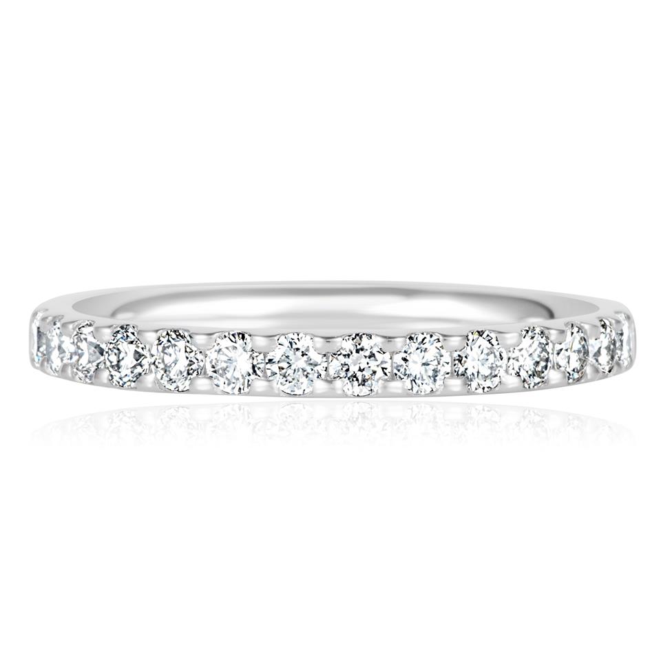 Platinum Diamond Half Eternity Ring 0.50ct Thumbnail Image 3