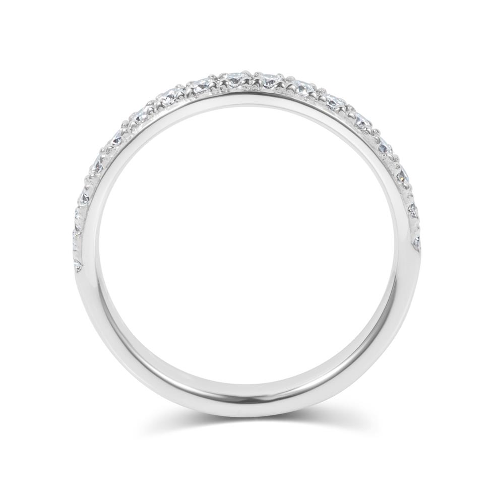 Platinum Diamond Half Eternity Ring 0.33ct Thumbnail Image 2