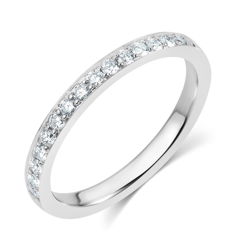 Platinum Diamond Half Eternity Ring 0.30ct Thumbnail Image 0