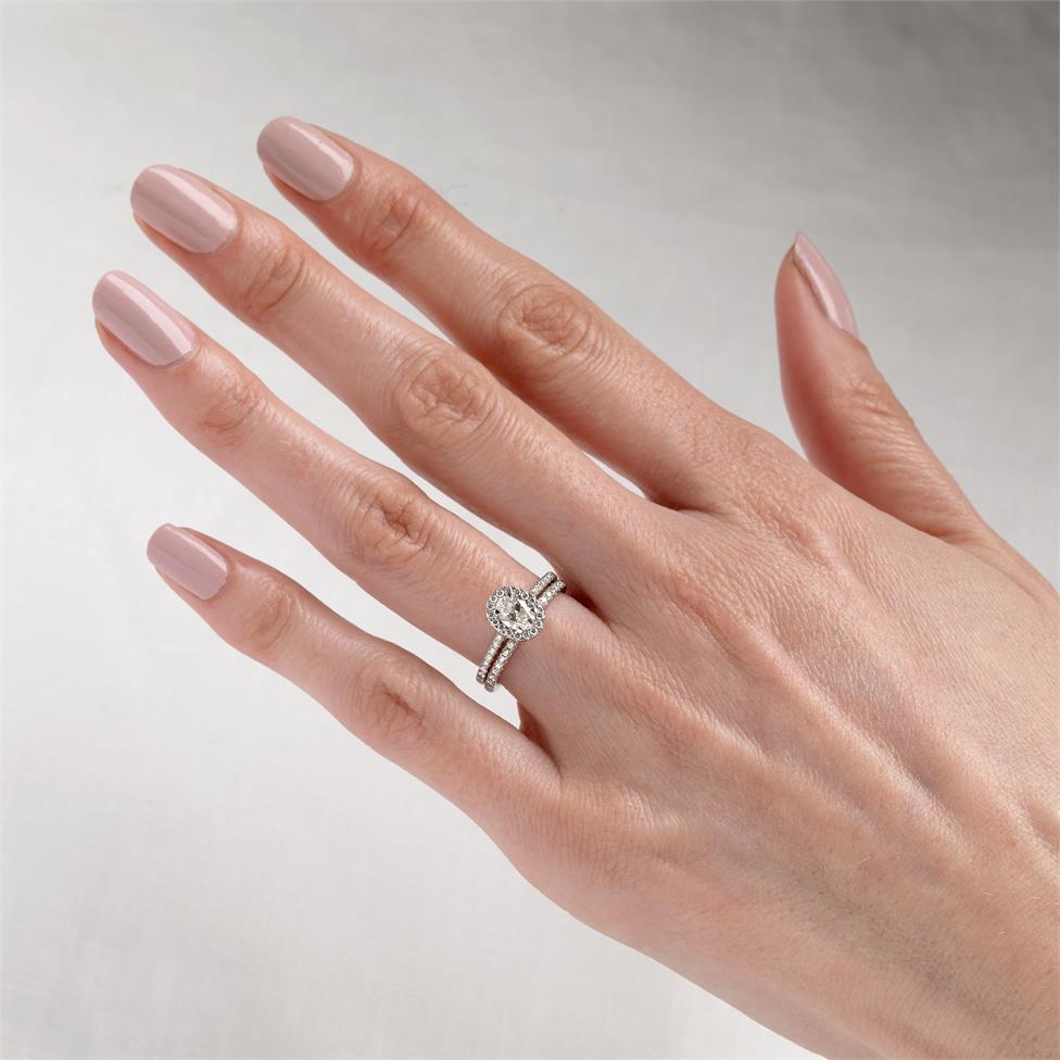 Platinum Diamond Half Eternity Ring 0.25ct Thumbnail Image 1