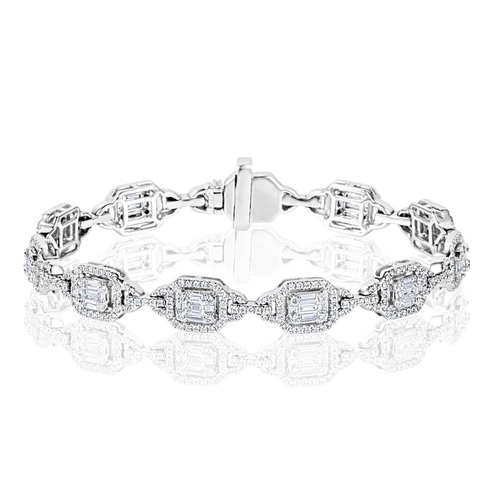 Odyssey 18ct White Gold Diamond Bracelet Thumbnail Image 0