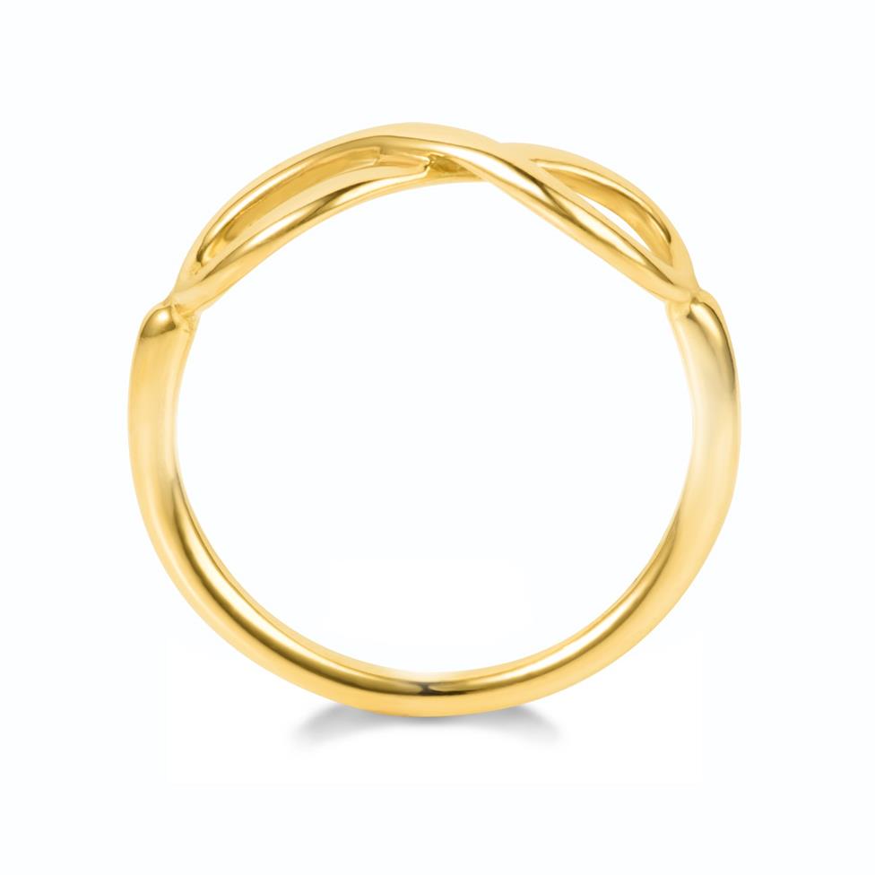 Infinity 18ct Yellow Gold Dress Ring Thumbnail Image 3