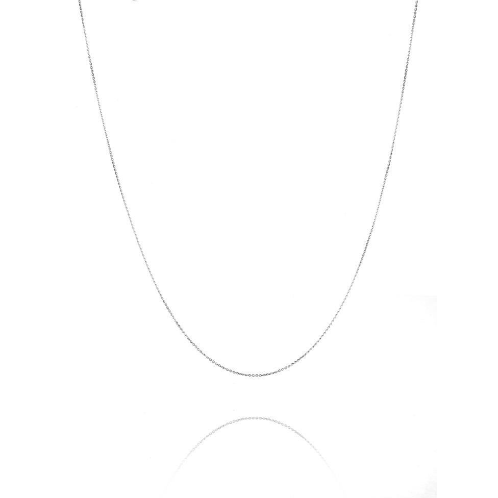 18ct White Gold Trace Chain Thumbnail Image 1
