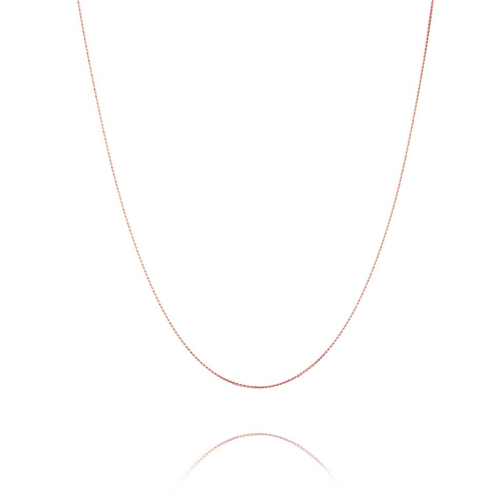 18ct Rose Gold Trace Chain Thumbnail Image 1