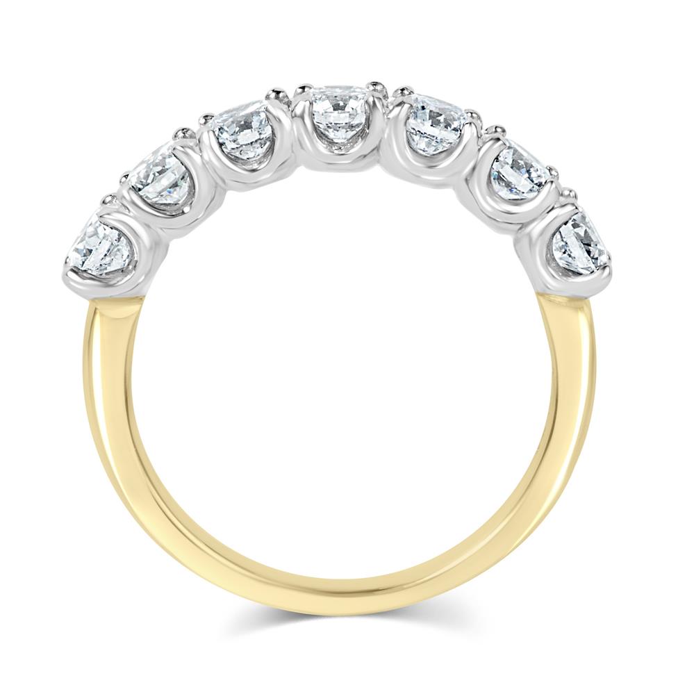 18ct Yellow Gold Diamond Half Eternity Ring 1.65ct Thumbnail Image 4