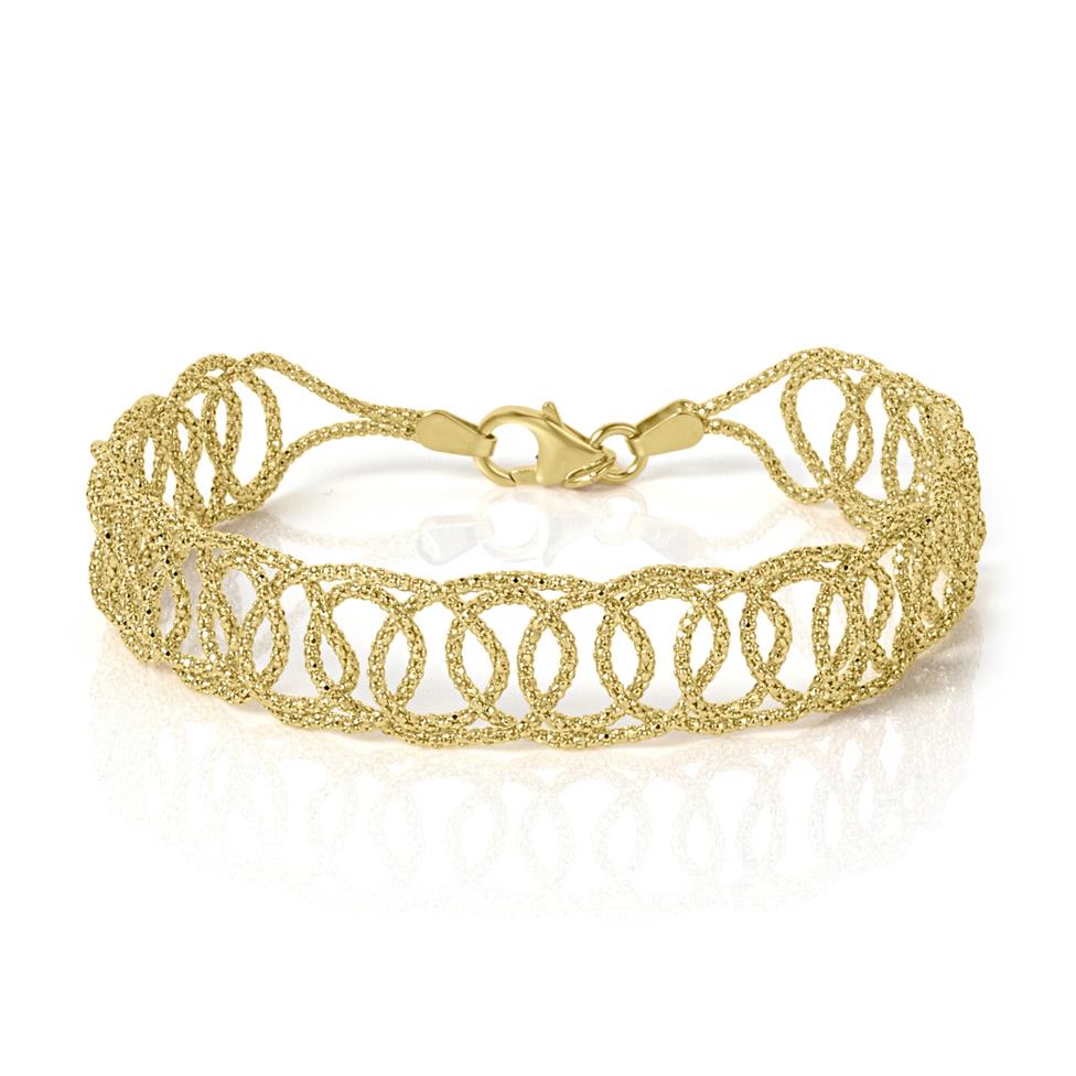 18ct Yellow Gold Filigree Bracelet
 Thumbnail Image 0