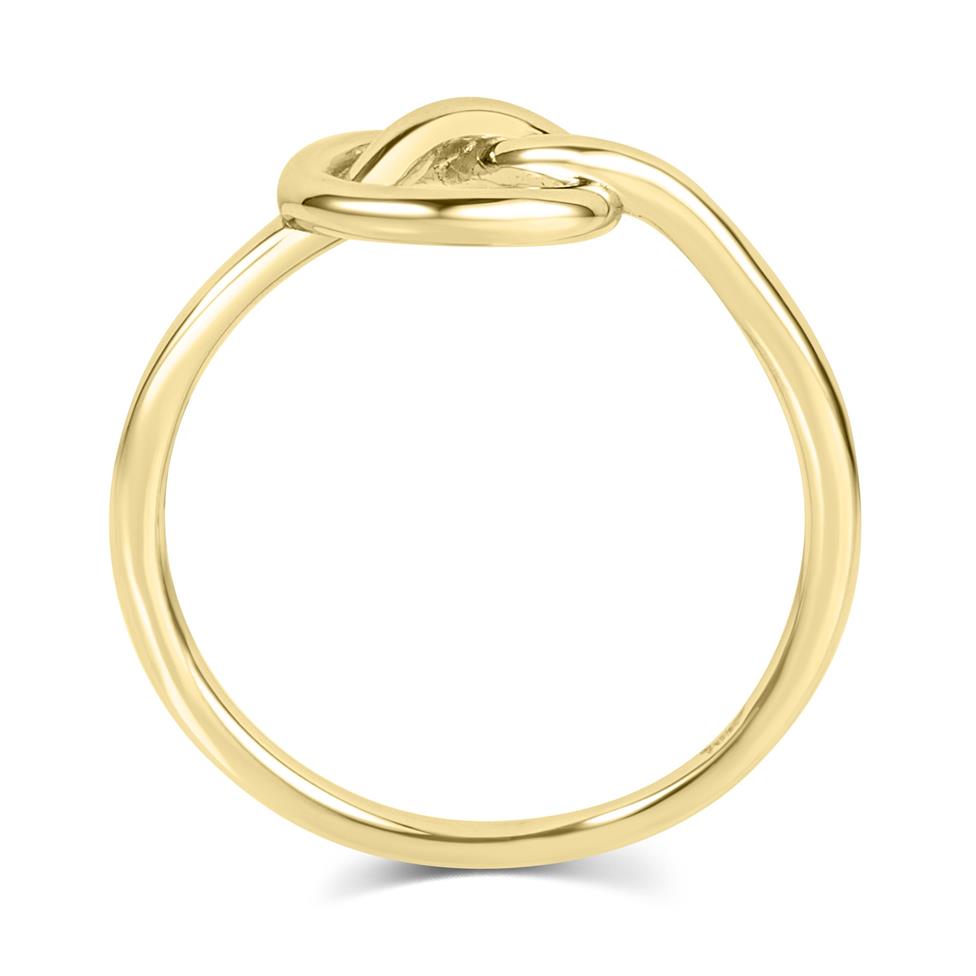 Forget Me Knot 18ct Yellow Gold Knot Design Dress Ring Thumbnail Image 2