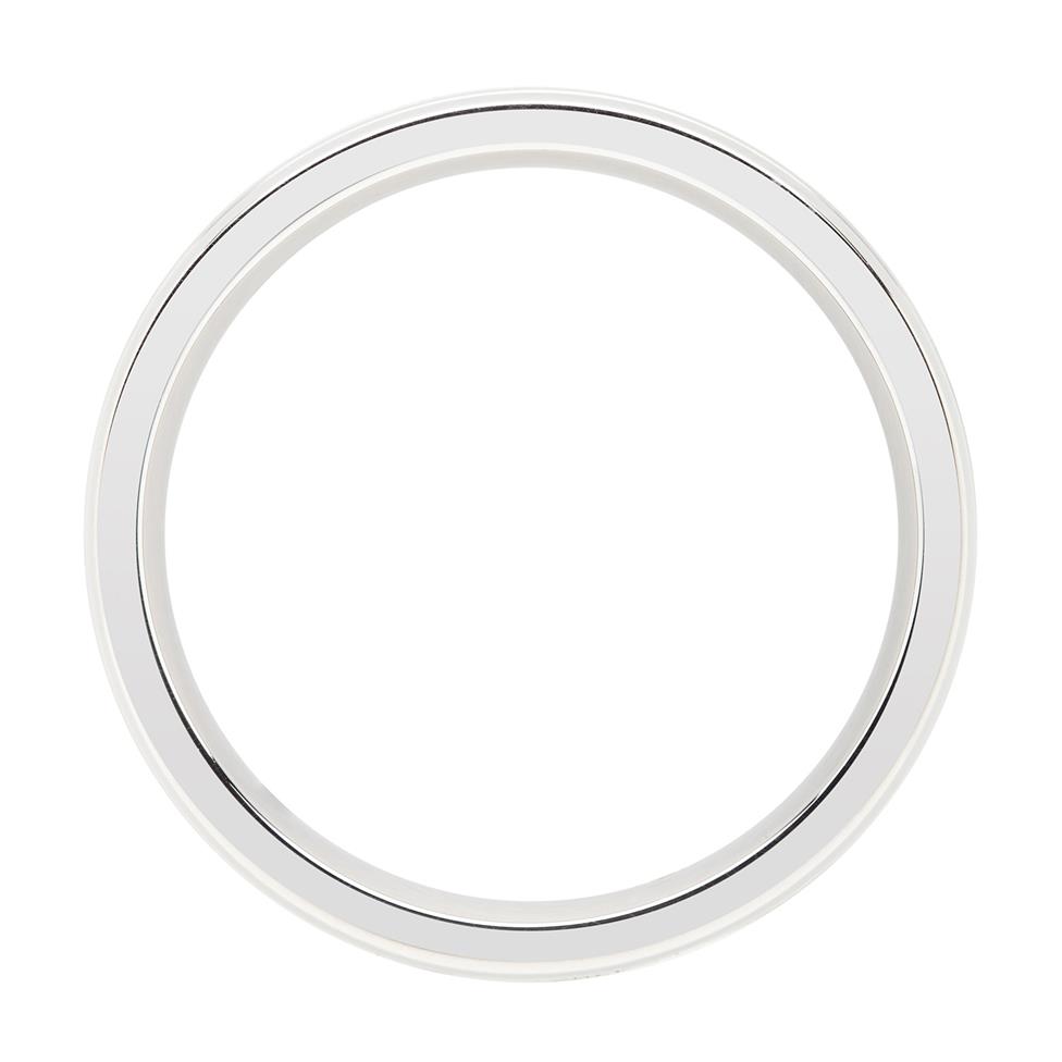 Platinum Diamond Set Wedding Ring 0.05ct Thumbnail Image 1