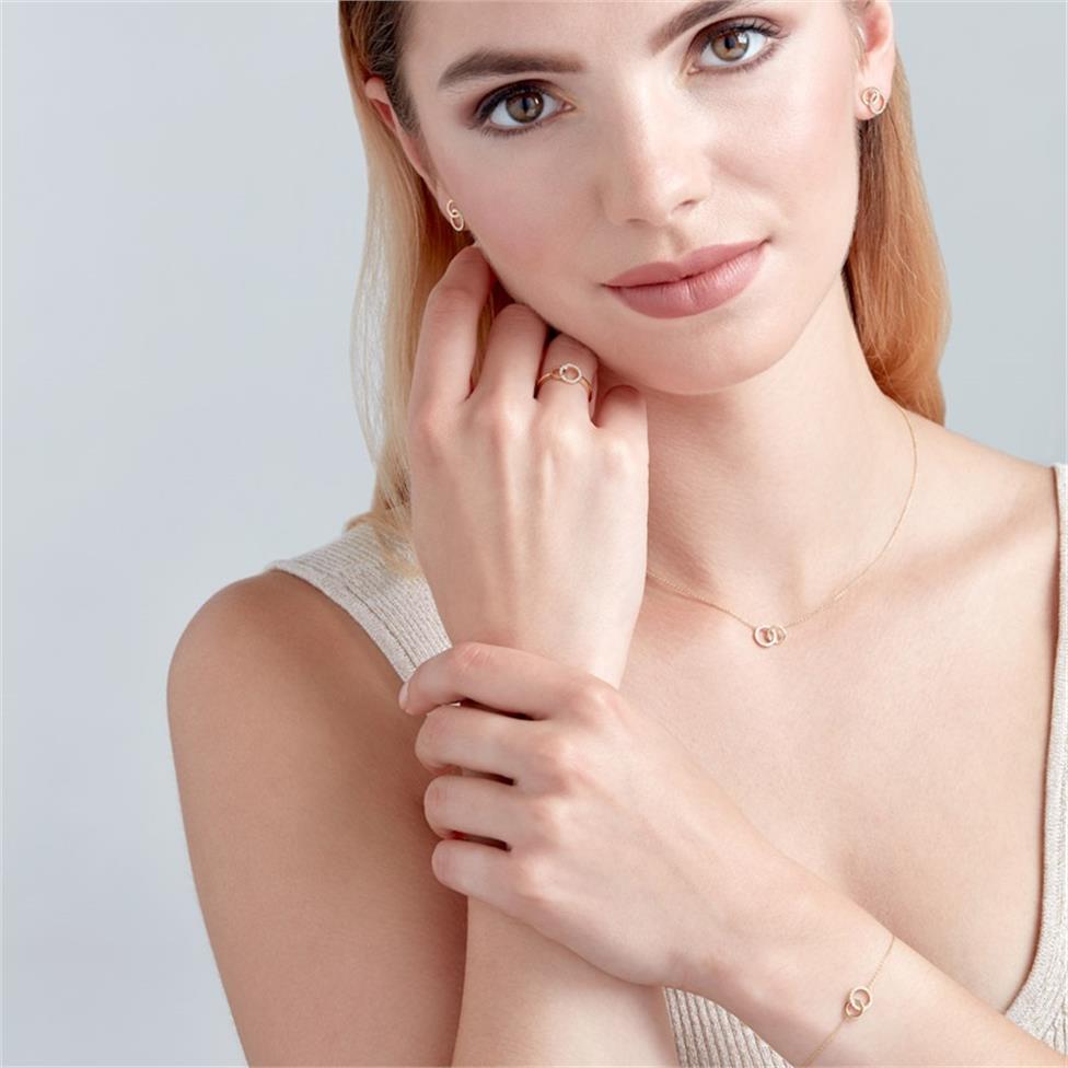 Union 18ct Yellow Gold Diamond Stud Earrings Thumbnail Image 3