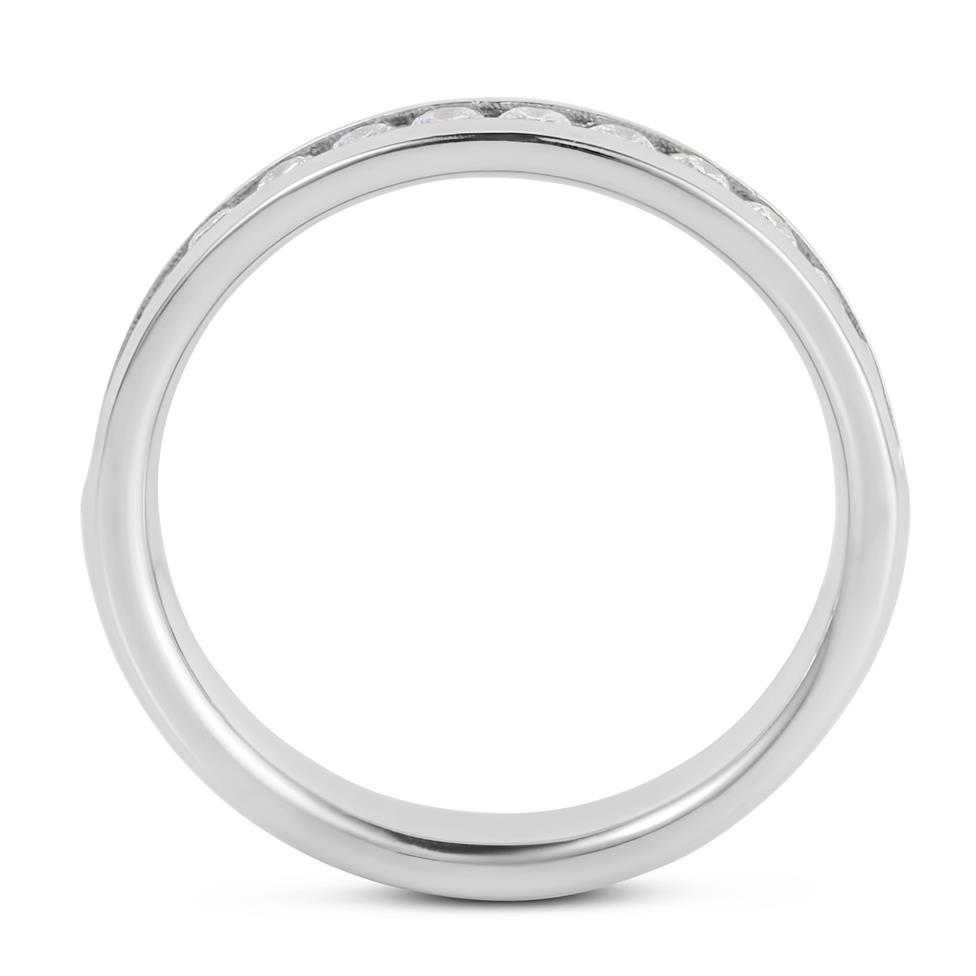 Platinum Diamond Half Eternity Ring 0.45ct Thumbnail Image 2