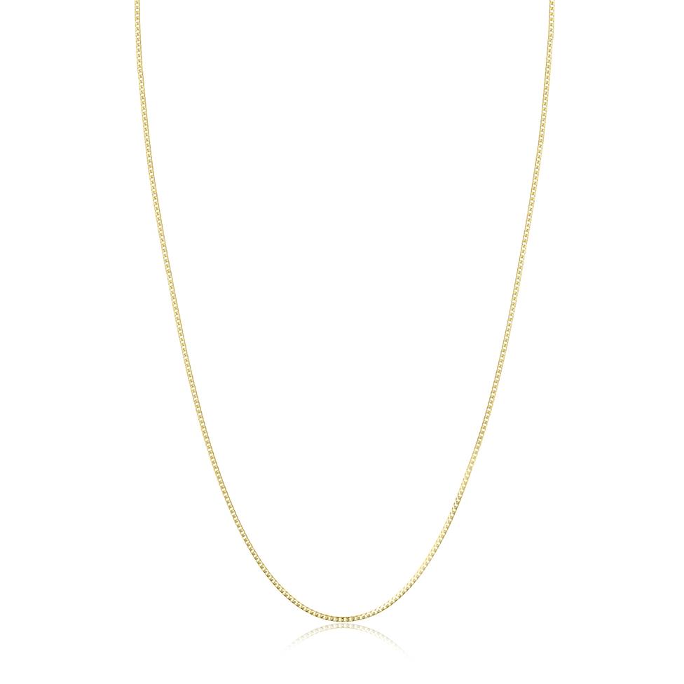 18ct Yellow Gold Franco Link Chain 50cm Thumbnail Image 1