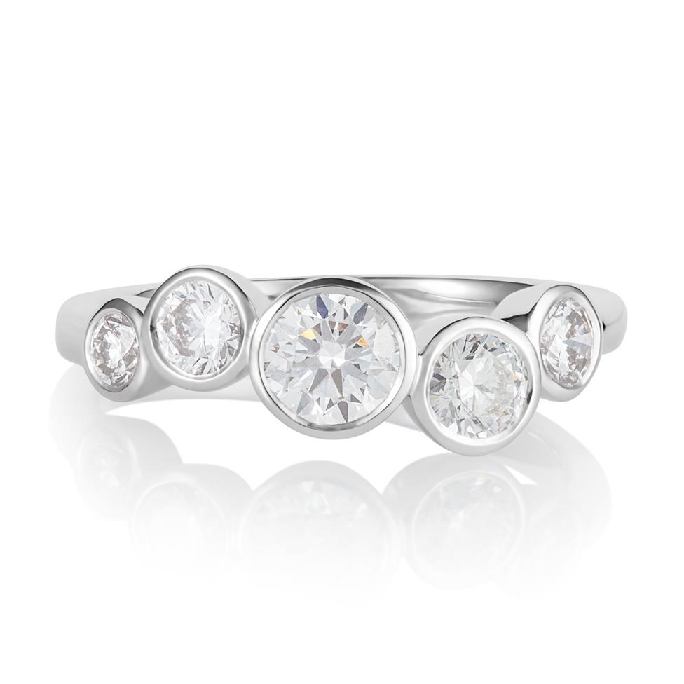 Alchemy 18ct White Gold Diamond Dress Ring 1.00ct Thumbnail Image 1