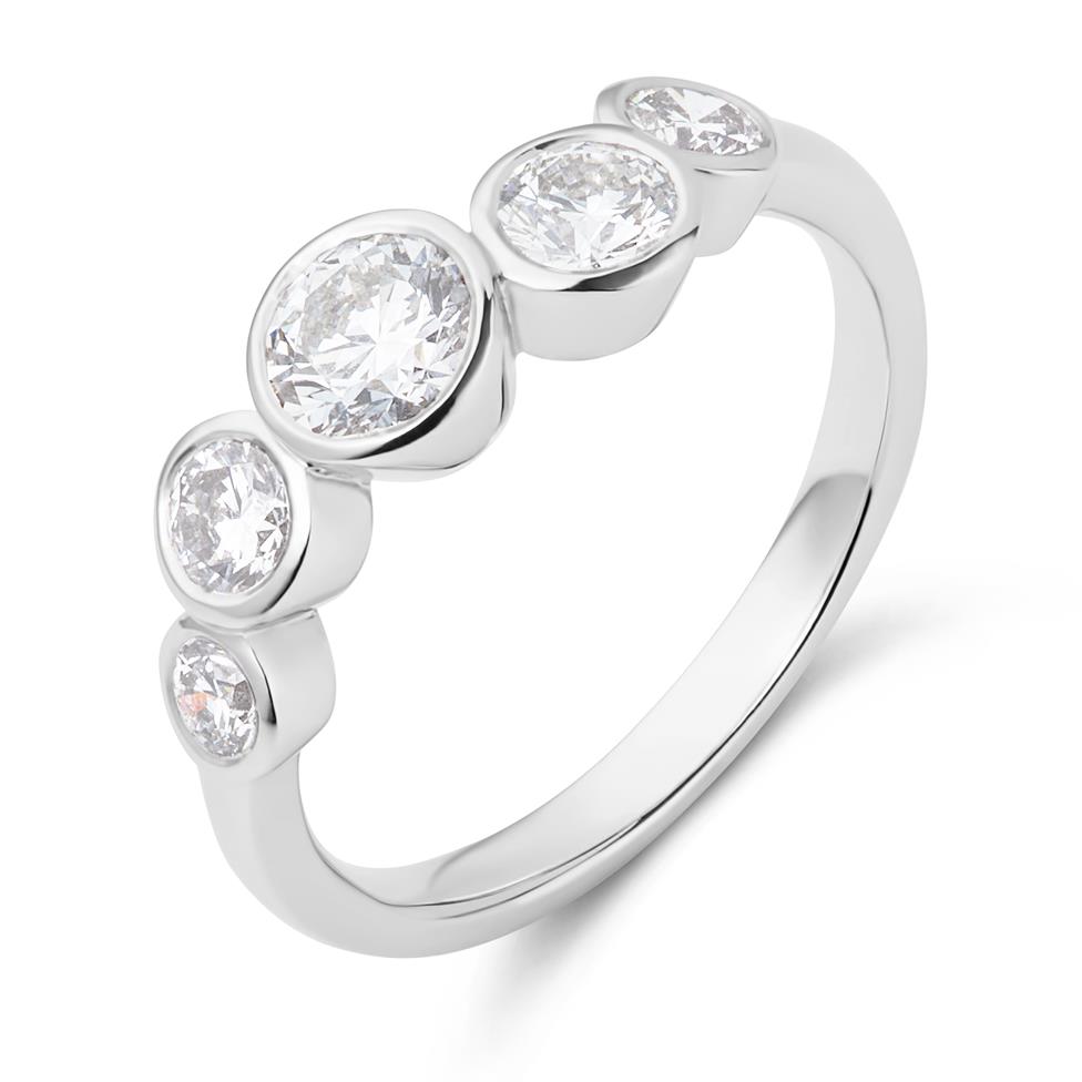 Alchemy 18ct White Gold Diamond Dress Ring 1.00ct Thumbnail Image 0