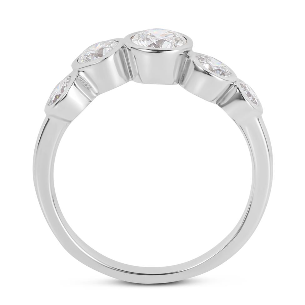 Alchemy 18ct White Gold Diamond Dress Ring 1.00ct Thumbnail Image 2