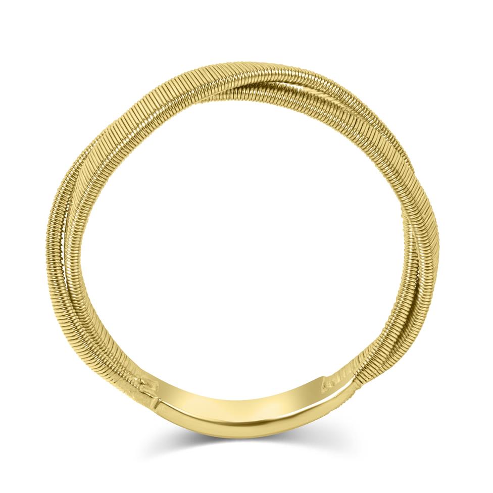 Sahara 18ct Yellow Gold Woven Gold Ring Thumbnail Image 3