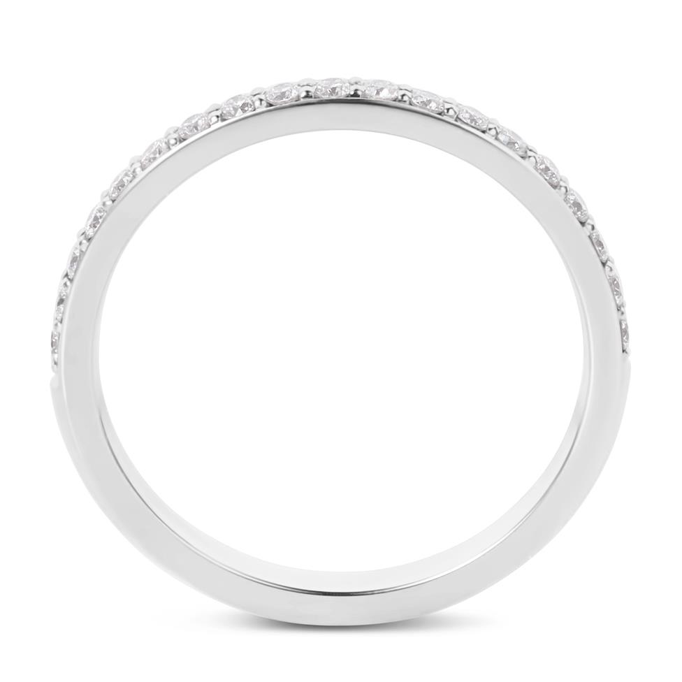Platinum Diamond Half Eternity Ring 0.20ct Thumbnail Image 3