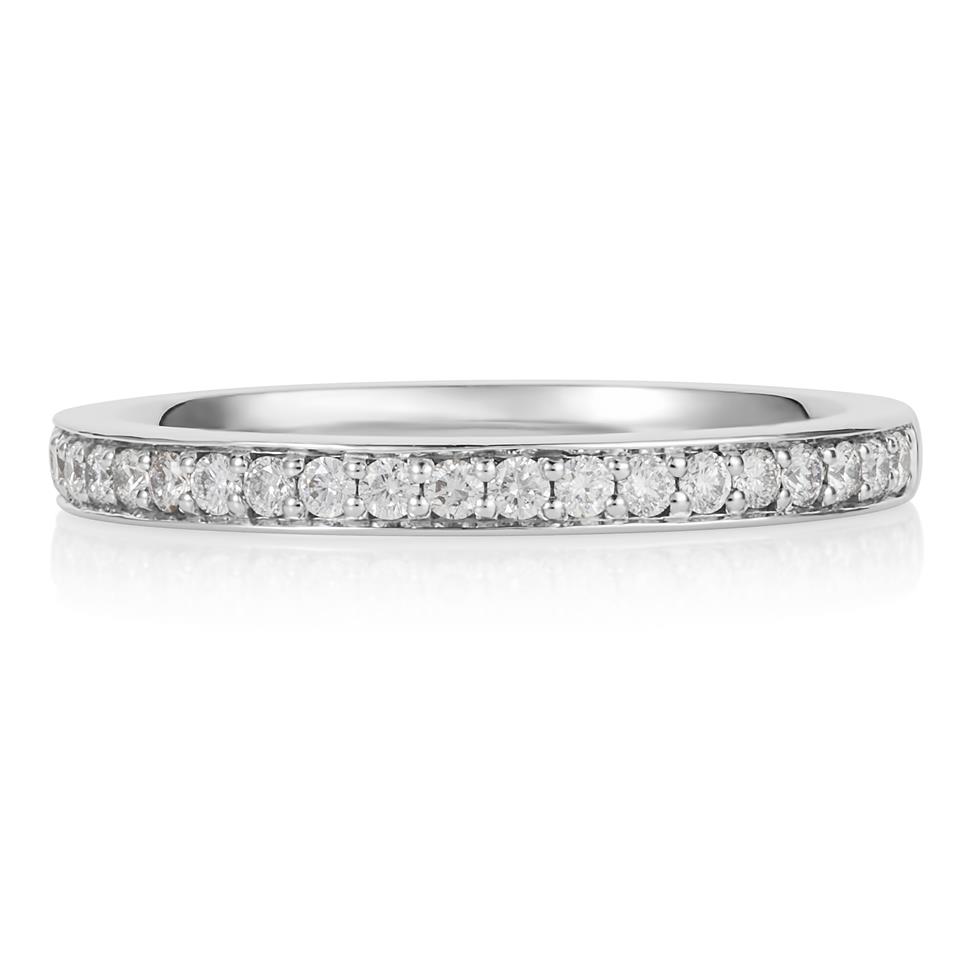 Platinum Diamond Half Eternity Ring 0.20ct Thumbnail Image 2
