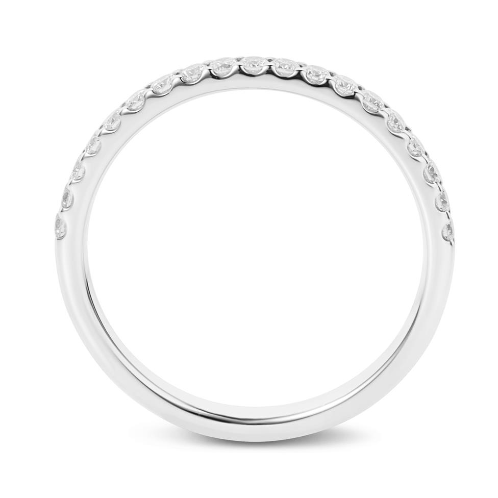 Platinum Diamond Half Eternity Ring 0.23ct Thumbnail Image 3