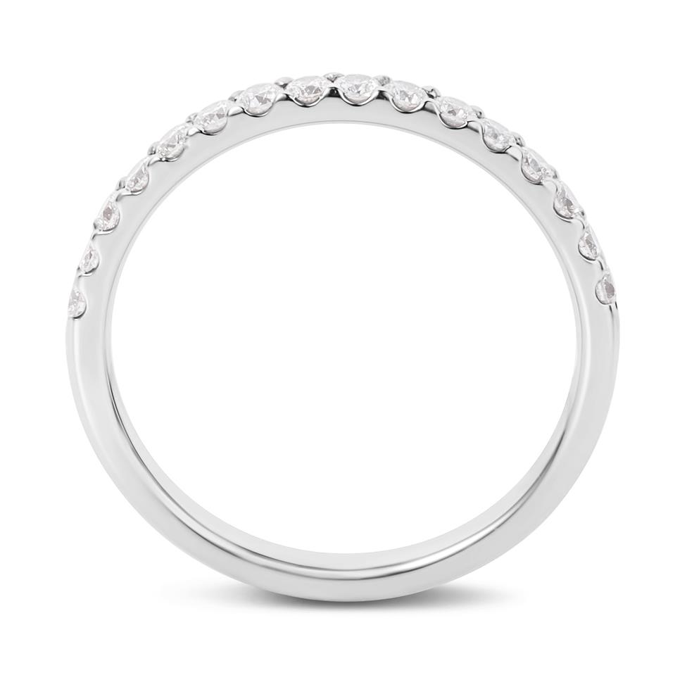 Platinum Diamond Half Eternity Ring 0.33ct Thumbnail Image 3