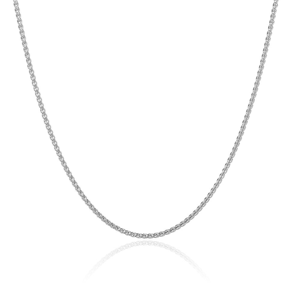 18ct White Gold Wheat Chain Thumbnail Image 1