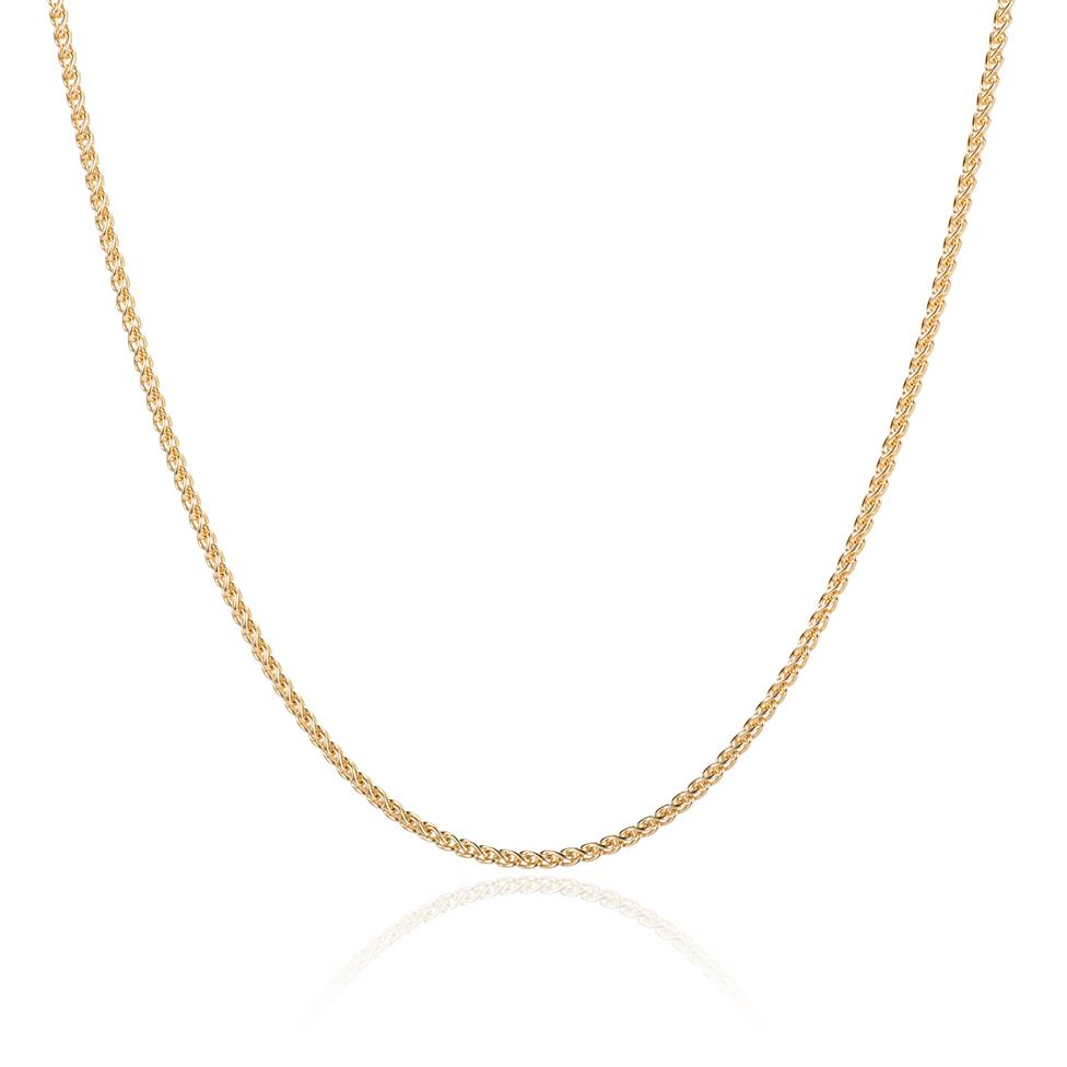 18ct Yellow Gold Wheat Chain Thumbnail Image 1