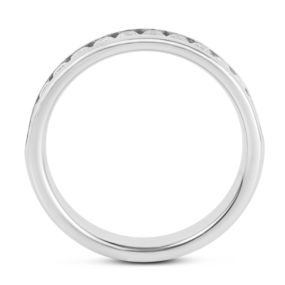 Platinum Diamond Half Eternity Ring 0.45ct Thumbnail Image 2