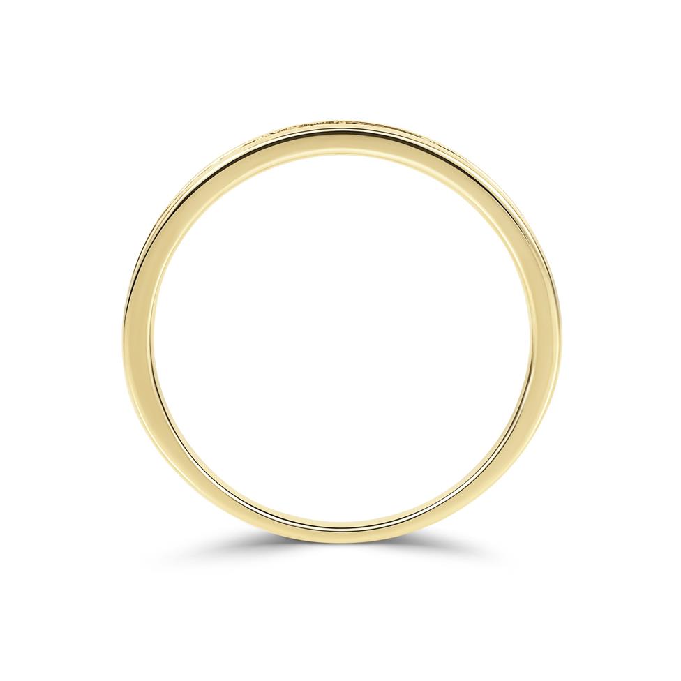 18ct Yellow Gold Diamond Half Eternity Ring 0.10ct Thumbnail Image 2