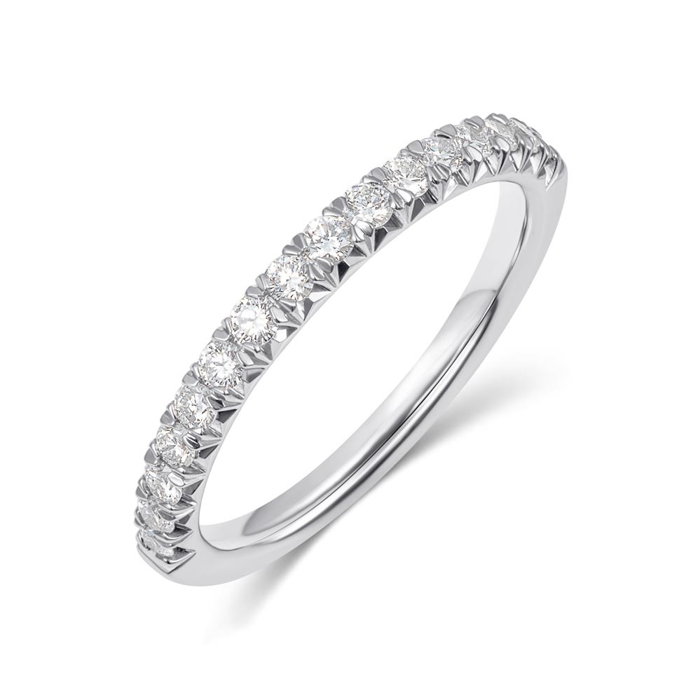 Platinum Diamond Half Eternity Ring 0.34ct Thumbnail Image 0