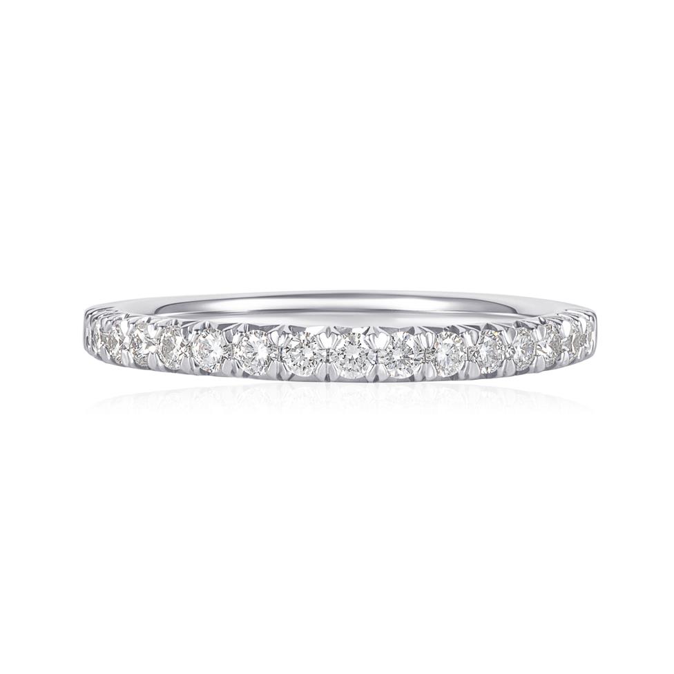 Platinum Diamond Half Eternity Ring 0.34ct Thumbnail Image 1