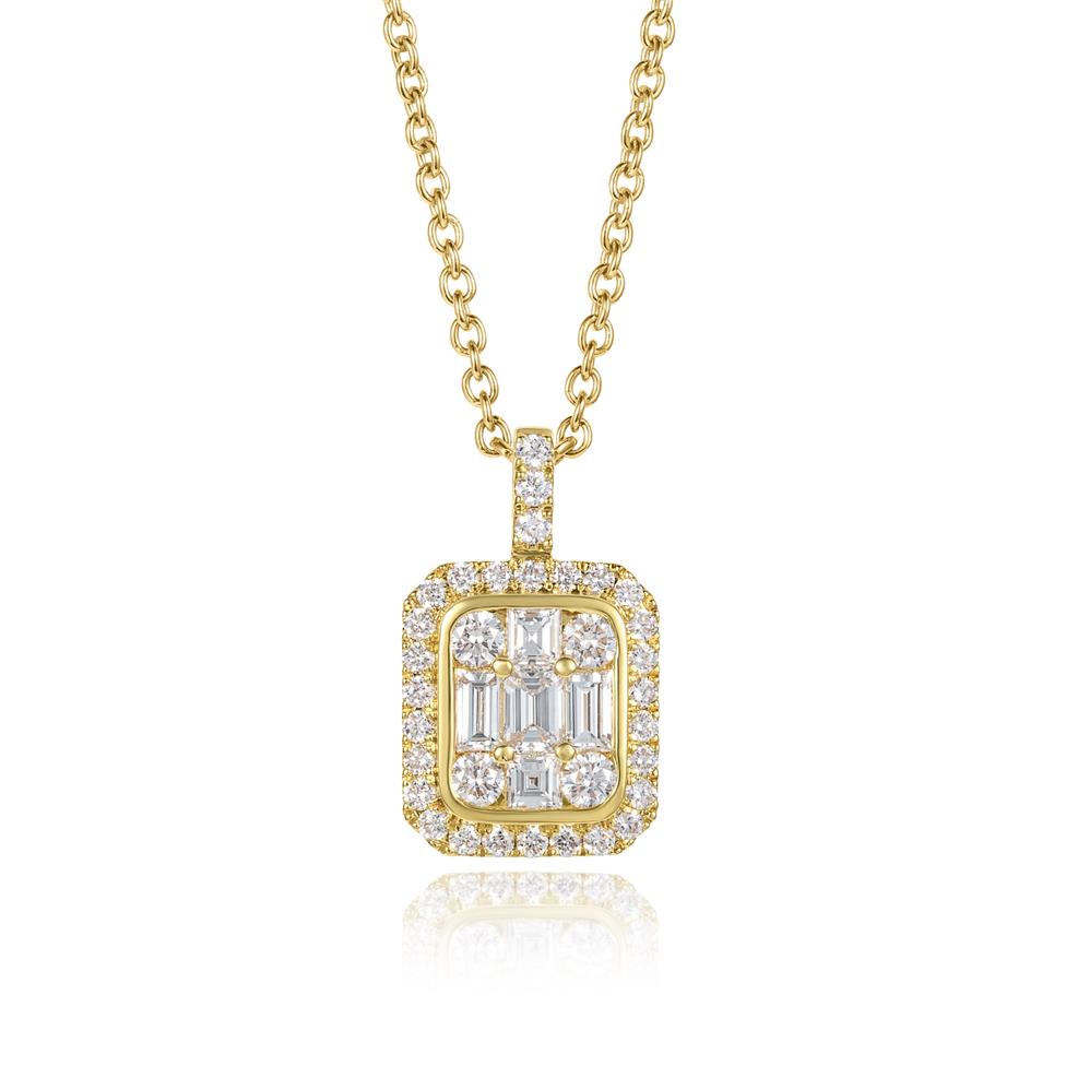 Odyssey 18ct Yellow Gold Diamond Pendant 1.20ct Thumbnail Image 0