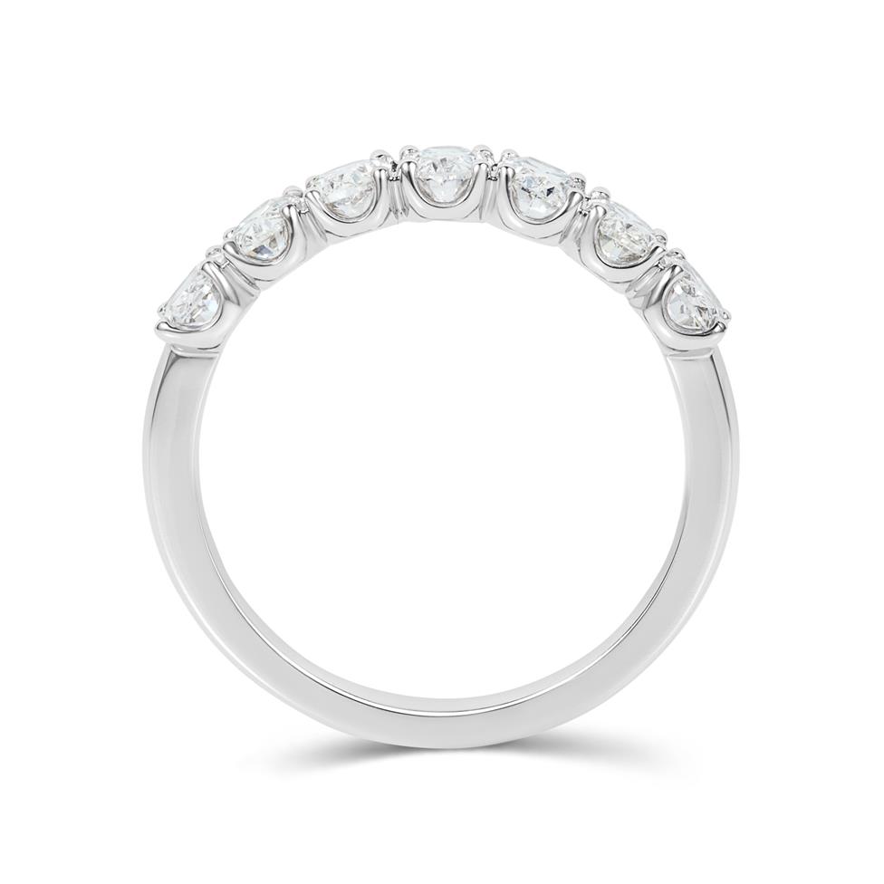 Platinum Oval Diamond Eternity Ring 1.50ct Thumbnail Image 5