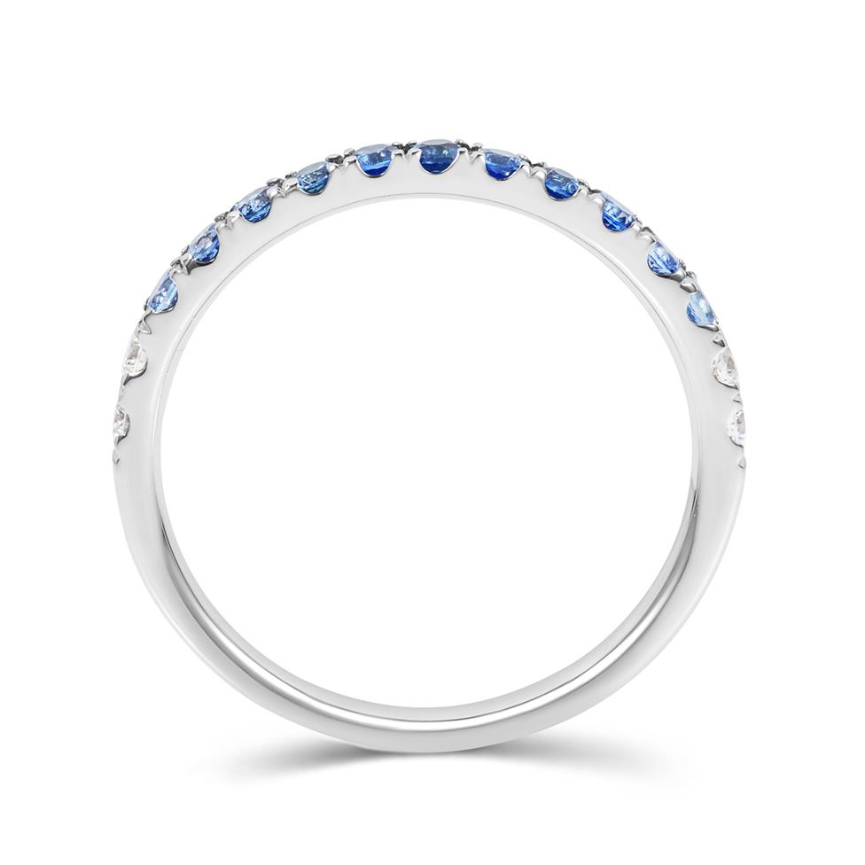 Bonbon 18ct White Gold Sapphire Eternity Ring Thumbnail Image 3